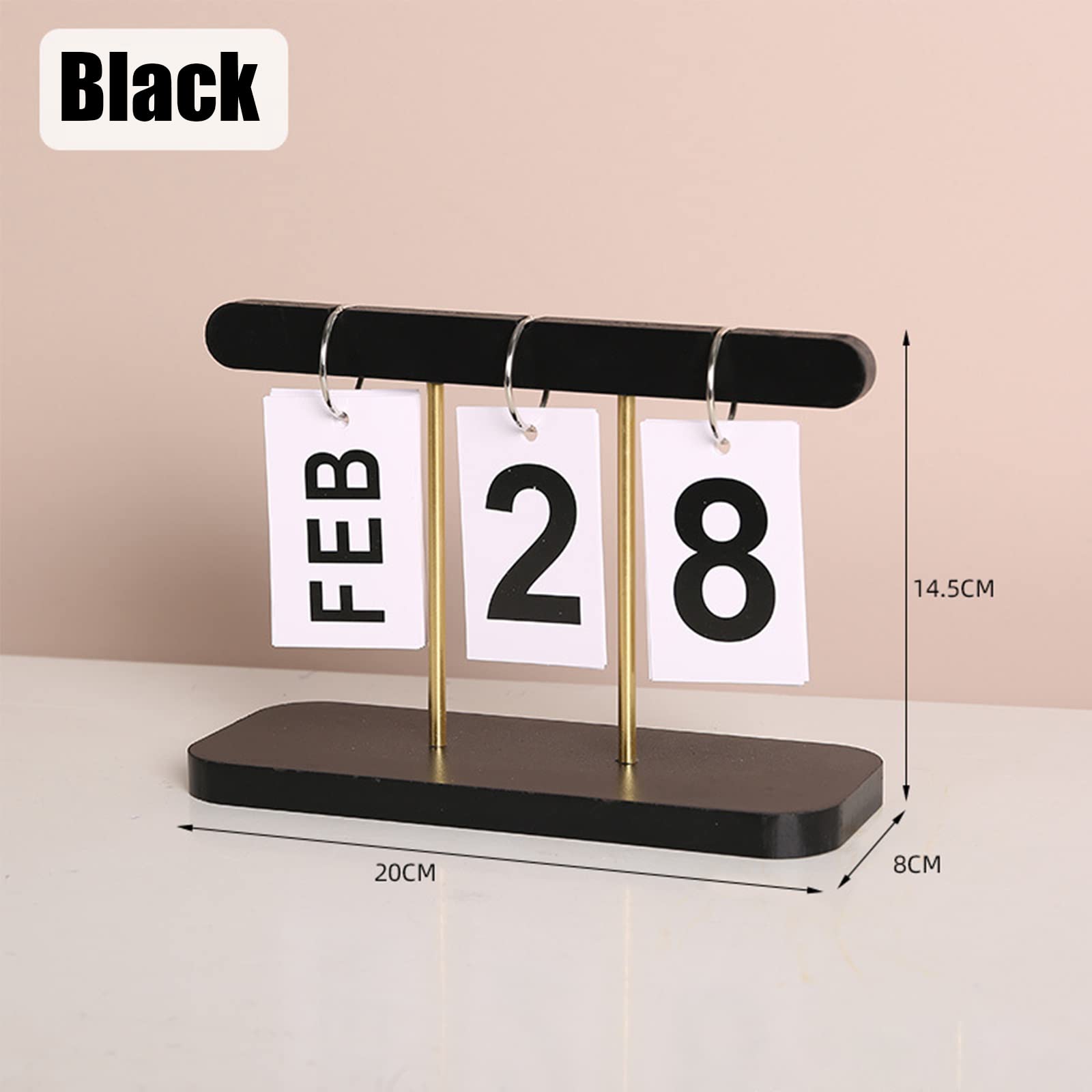 Amazon.com : SUPTEC Perpetual Flip Desk Calendar, Reusable Desktop